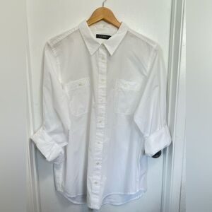 NWT RALPH LAUREN women white shirt/blouse
